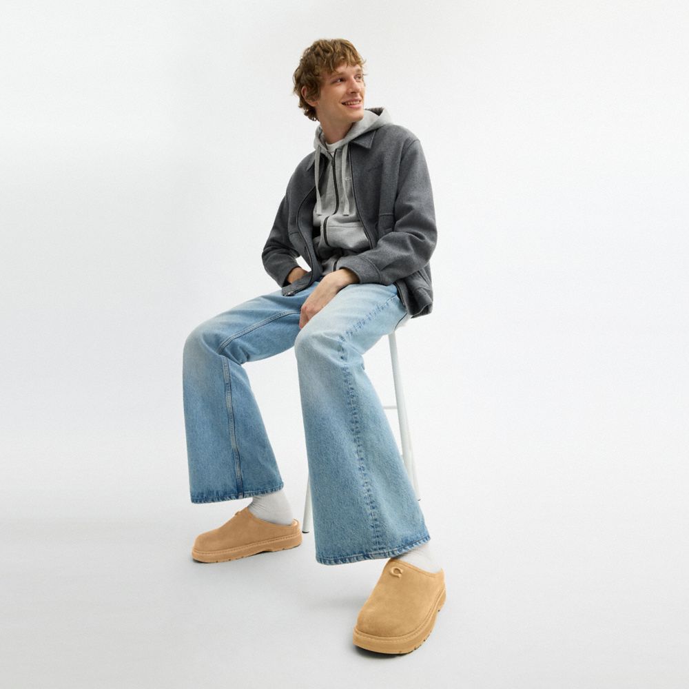 Men's Coach Sport Clog Light Beige