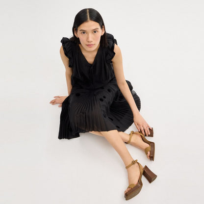 Women's Coach Tea Rose Platform Sandal Natural