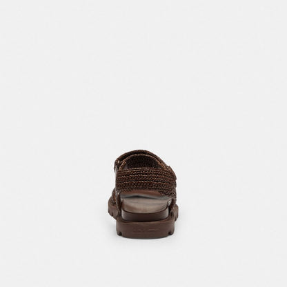 Women's Coach Brynn Raffia Sandal Maple