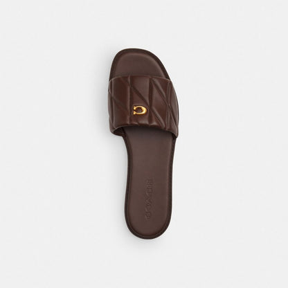 Women's Coach Holly Sandal With Quilting Maple