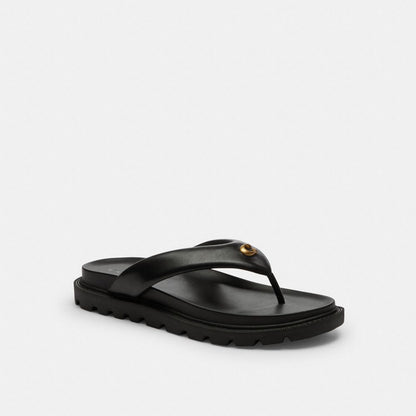 Women's Coach Brynn Thong Sandal Black