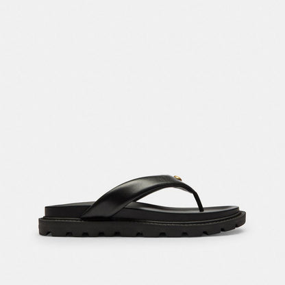 Women's Coach Brynn Thong Sandal Black