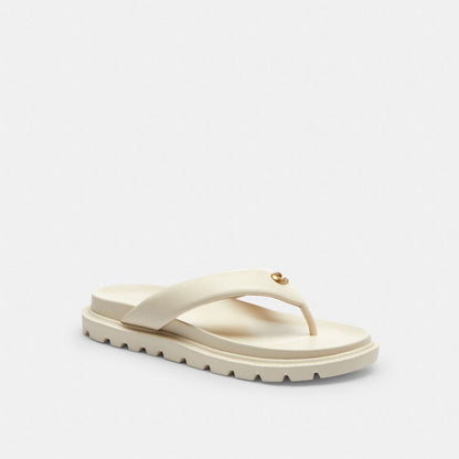 Women's Coach Brynn Thong Sandal Chalk