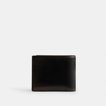 Coach 3 In 1 Wallet In Loved Leather Black Light Tan