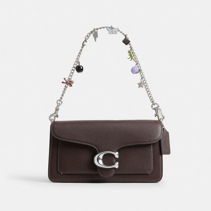 Coach Charm Chain Strap Silver Multi