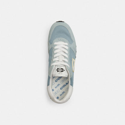 Women's Coach Retro Runner Sea Mist Optic White