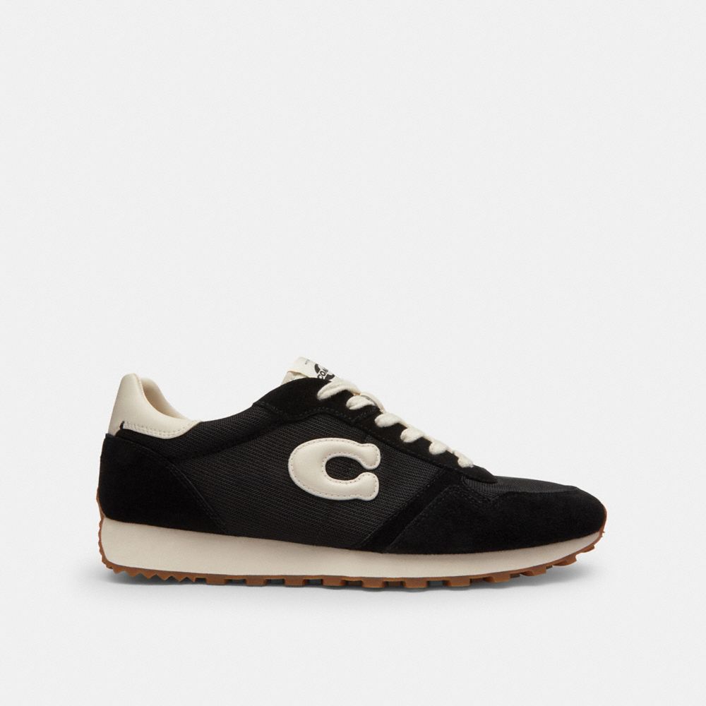 Men's Coach Retro Runner Black Chalk