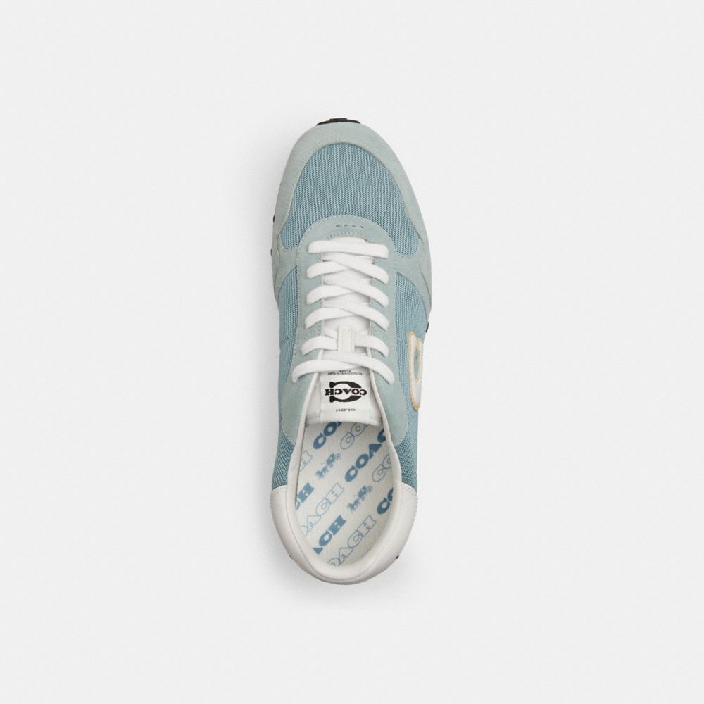 Men's Coach Retro Runner Sea Mist Optic White
