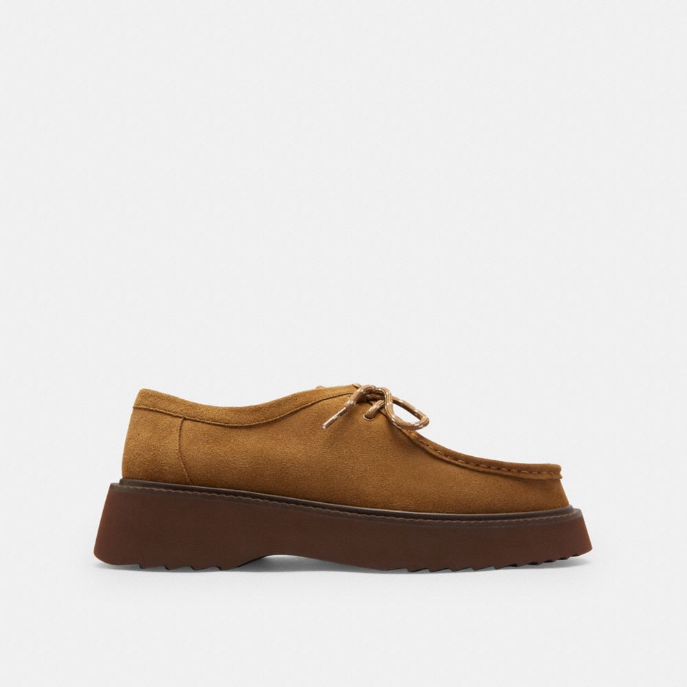 Men's Coach Chukka Boot In Signature Suede Tobacco Maple