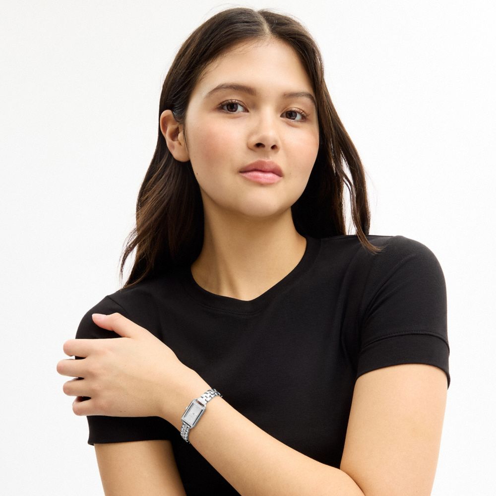 Coach Mini Liz Watch, 17 Mm X 24 Mm Stainless Steel