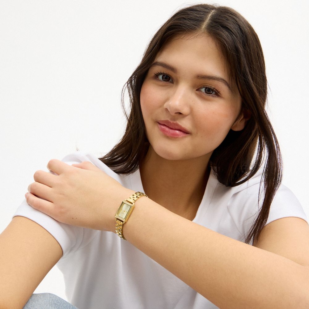 Coach Mini Liz Watch, 17 Mm X 24 Mm Gold