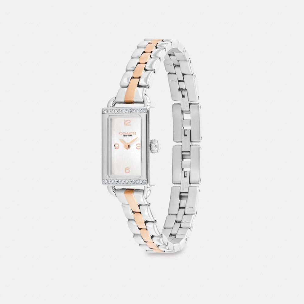 Coach Mini Liz Watch, 17 Mm X 24 Mm Stainless Steel Rose Gold