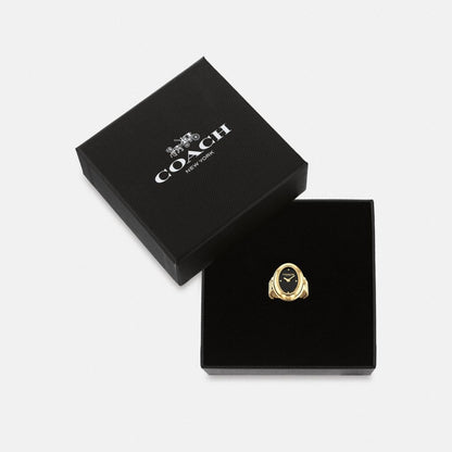 Coach Sammy Ring Watch, 18 Mm X 22.5 Mm Gold