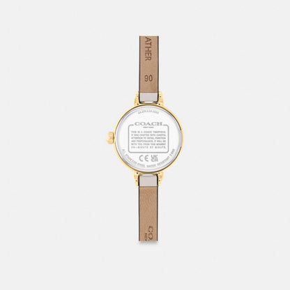 Coach Iris Watch, 22 Mm Chalk