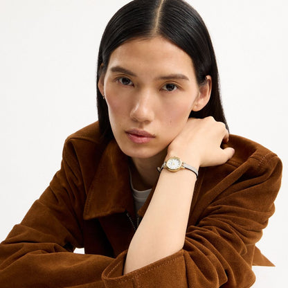 Coach Iris Watch, 22 Mm Chalk