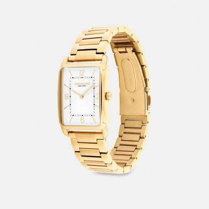 Coach Elliot Watch, 32 Mm X 26 Mm Gold