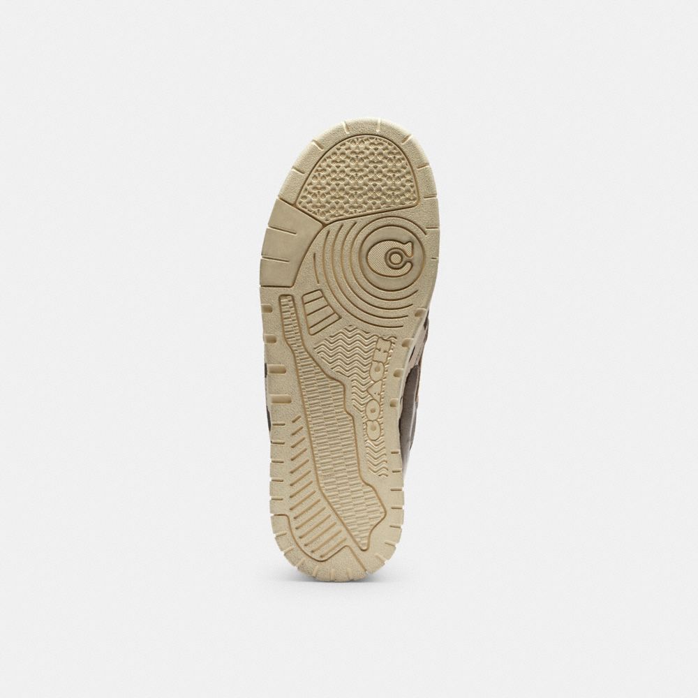 Women's Coach Double Strap Soho Sneaker With Clouds Dalmation Multi