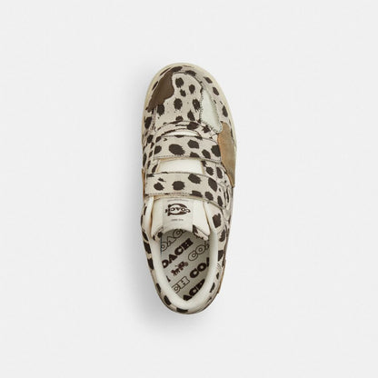 Women's Coach Double Strap Soho Sneaker With Clouds Dalmation Multi