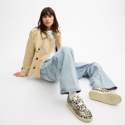 Women's Coach Double Strap Soho Sneaker With Clouds Dalmation Multi