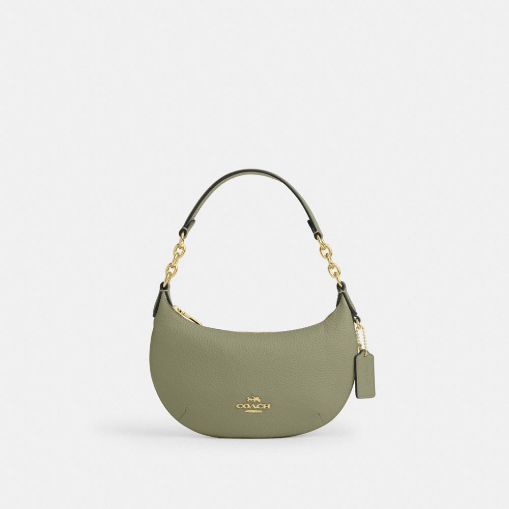 Coach Mini Payton Bag Gold Pistachio