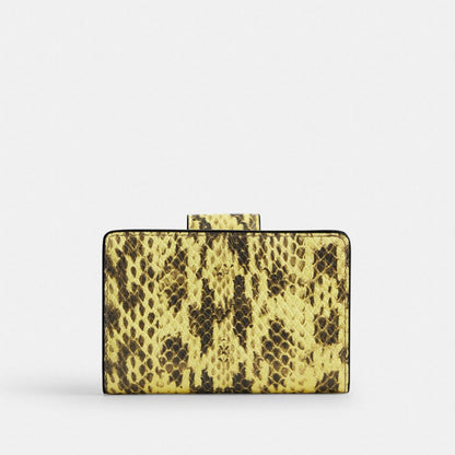 Coach Medium Corner Zip Wallet Gold/Yellow