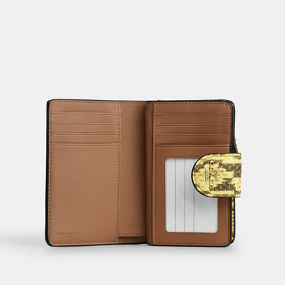 Coach Medium Corner Zip Wallet Gold/Yellow