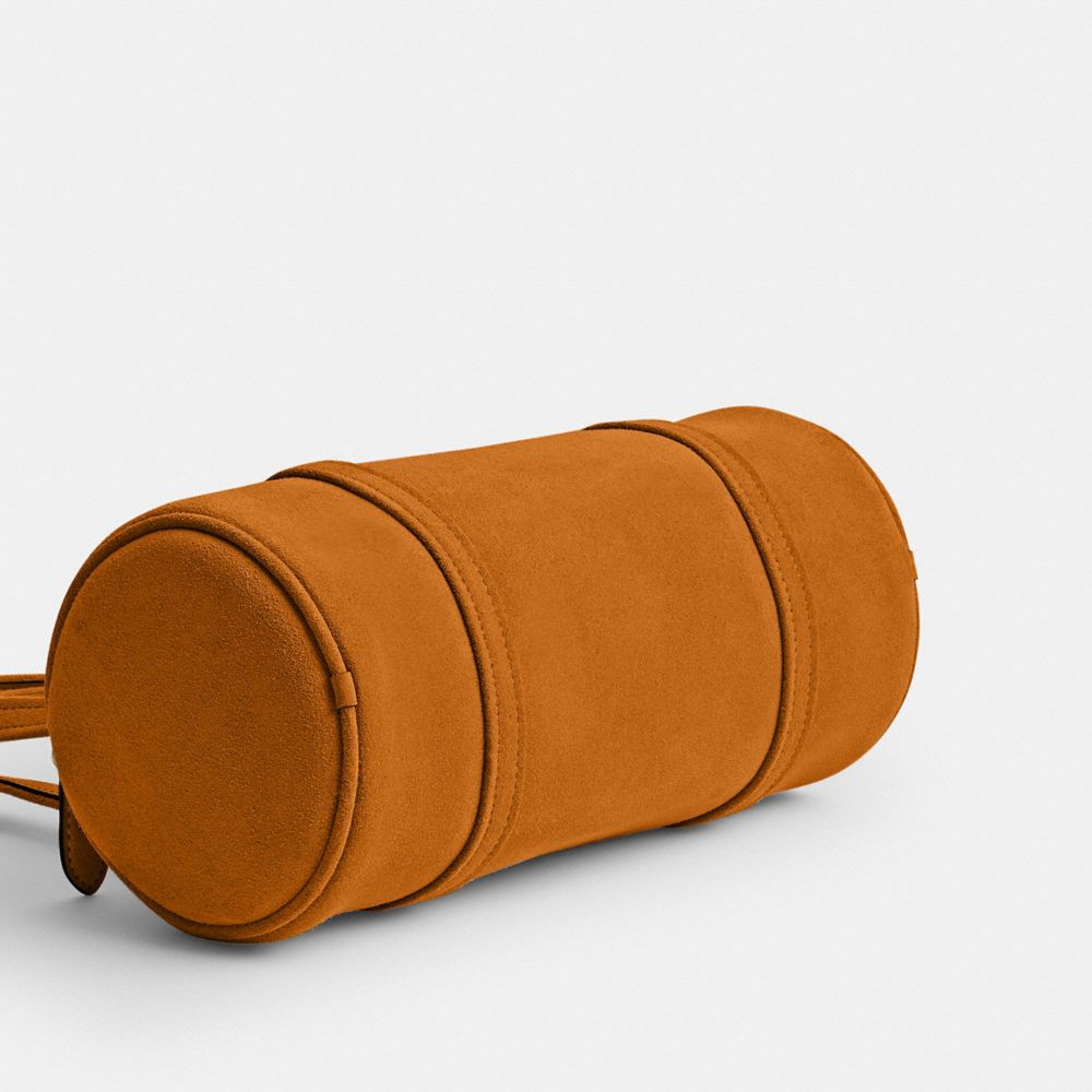 Coach Kisslock Barrel Bag 28 Brass/Marigold
