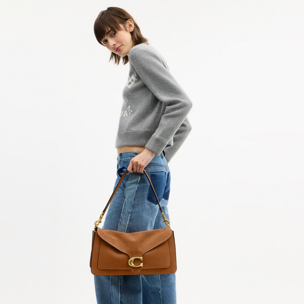 Coach Tabby Shoulder Bag 36 Brass/Caramel