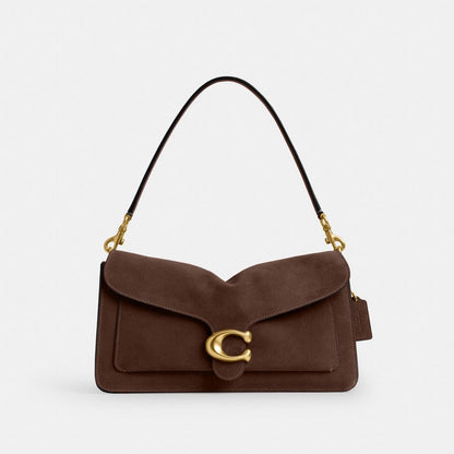 Coach Tabby Shoulder Bag 36 Brass/Dark Chocolate