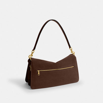 Coach Tabby Shoulder Bag 36 Brass/Dark Chocolate