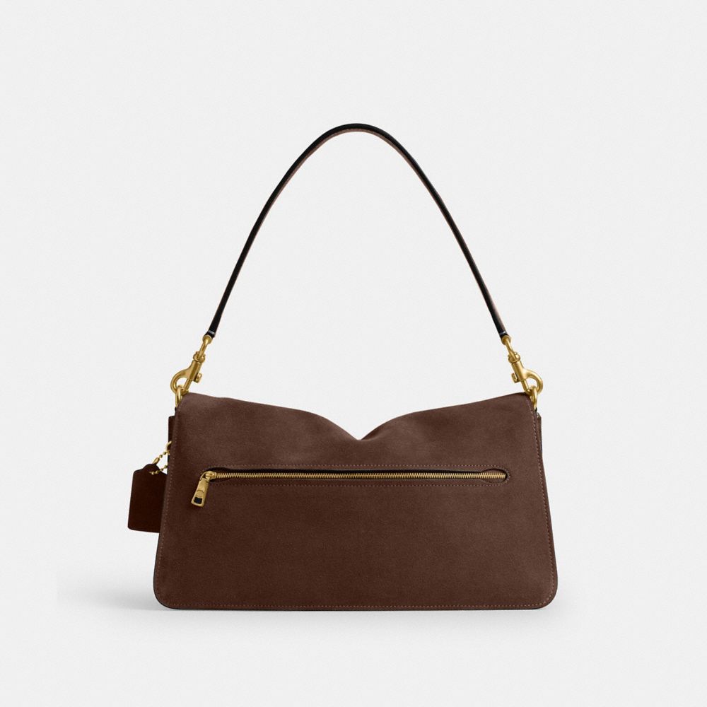Coach Tabby Shoulder Bag 36 Brass/Dark Chocolate