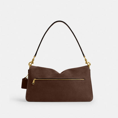 Coach Tabby Shoulder Bag 36 Brass/Dark Chocolate