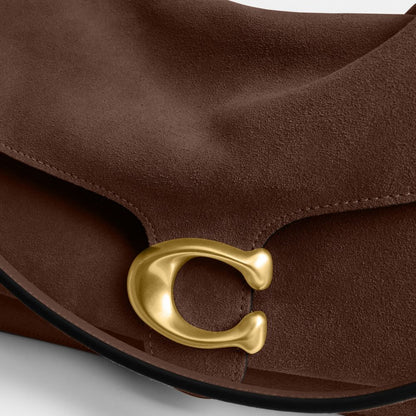 Coach Tabby Shoulder Bag 36 Brass/Dark Chocolate