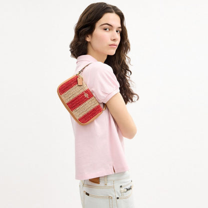 Coach Nolita 19 Gold Red Tan
