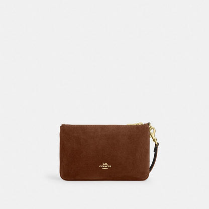 Coach Ashton Wristlet Gold/Warm Brown