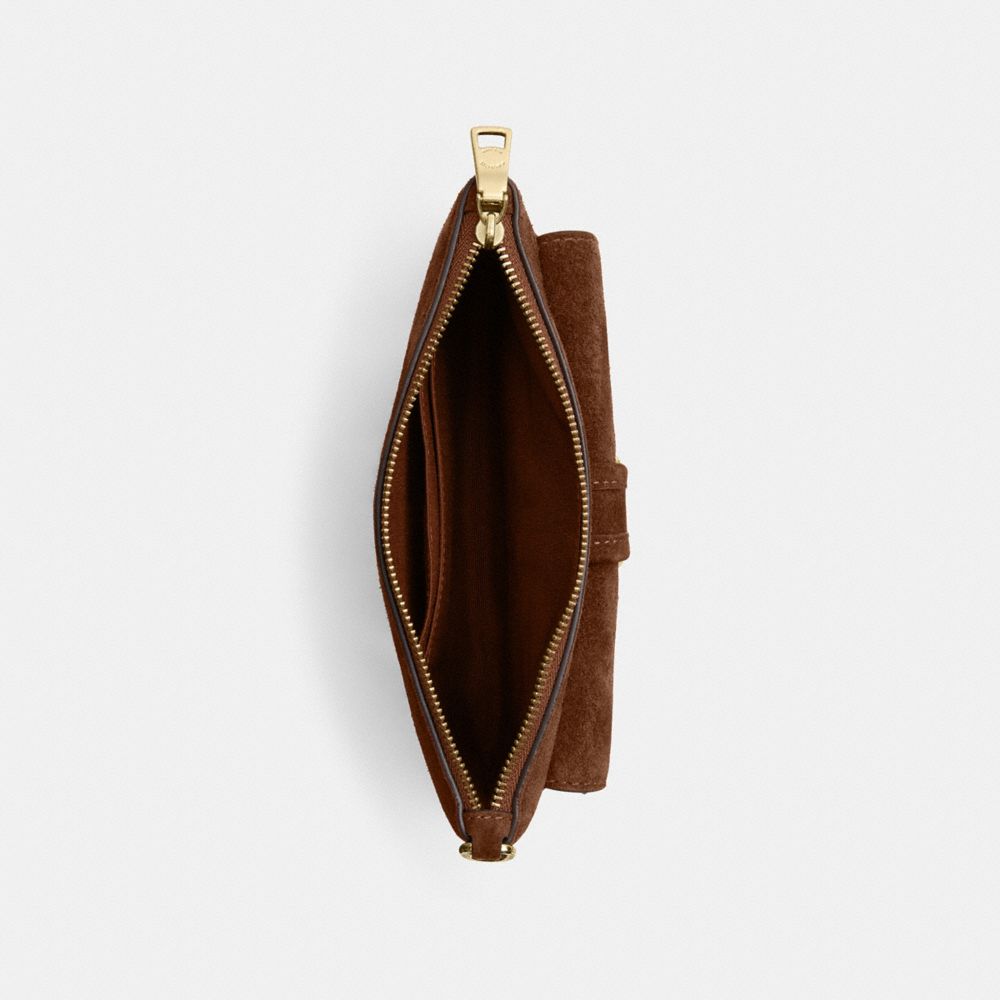 Coach Ashton Wristlet Gold/Warm Brown