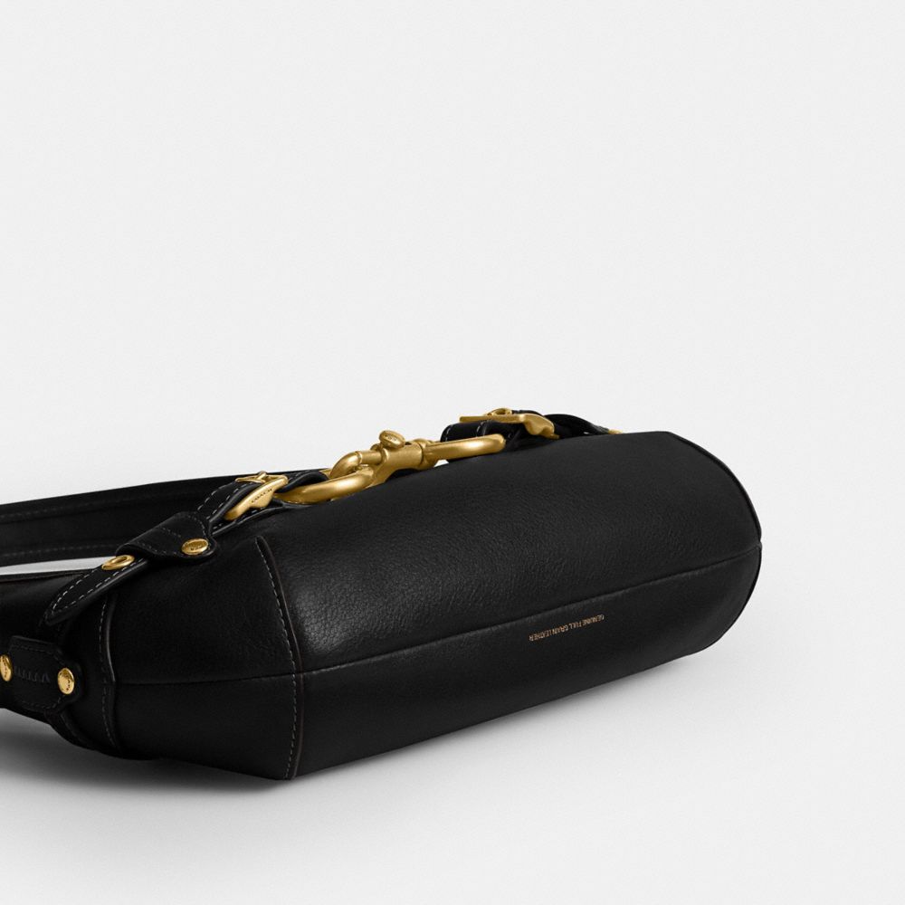Coach Belted Ergo Shoulder Bag 26 Brass/Black