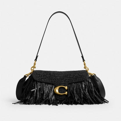 Coach Tabby Shoulder Bag 26 Brass Black