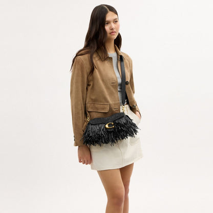 Coach Tabby Shoulder Bag 26 Brass Black