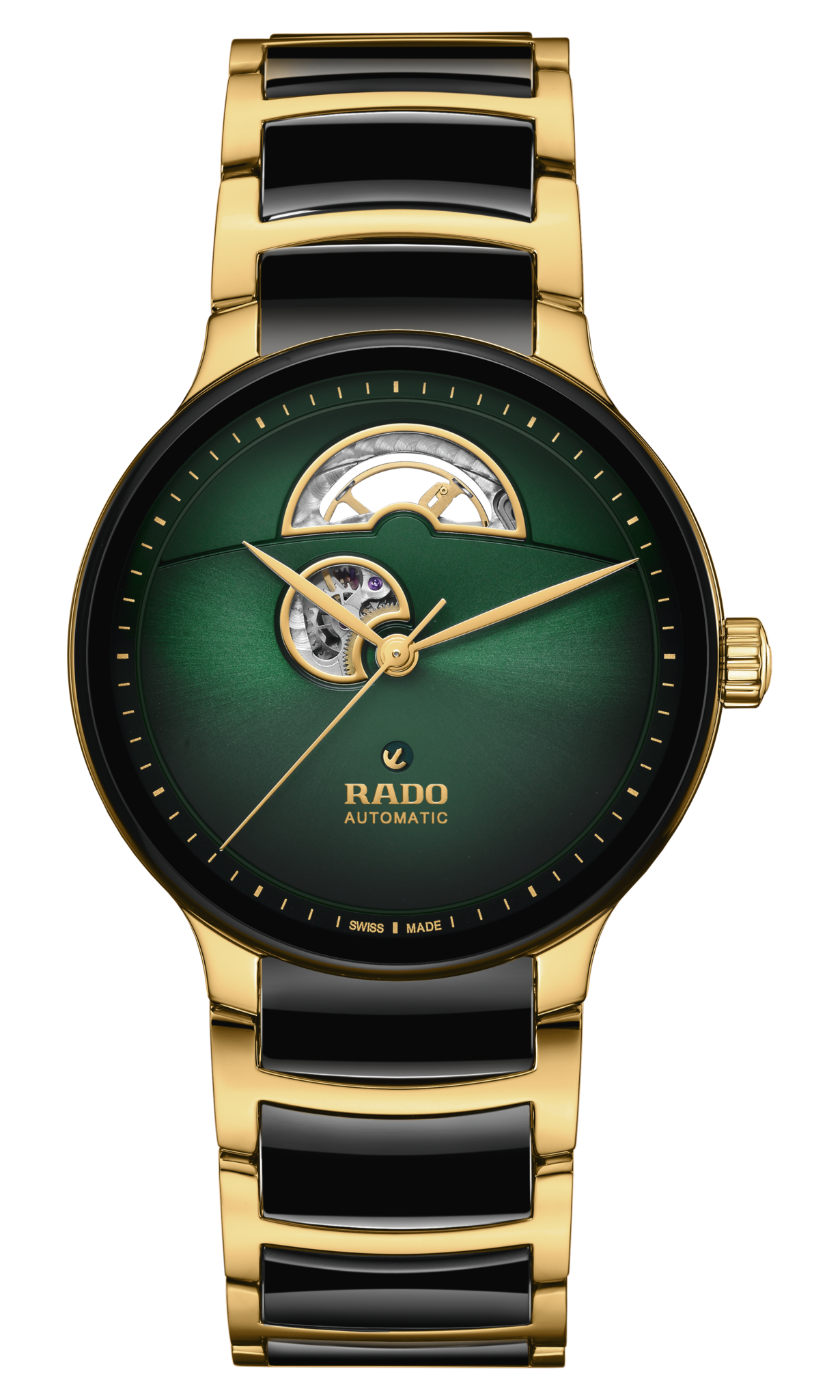 Seiko Rado Centrix Automatic Open Heart Black r30008302