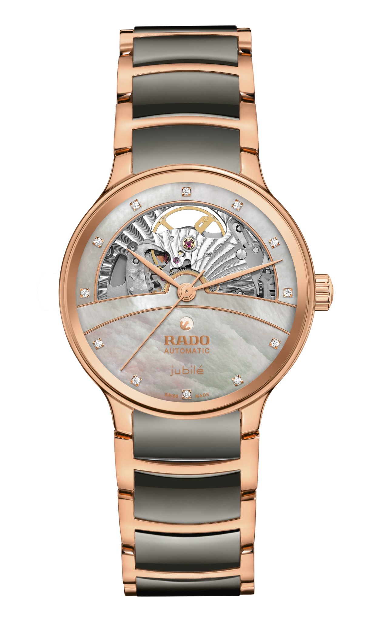Rado Centrix Automatic Diamonds Open Heart Rose Gold r30029912