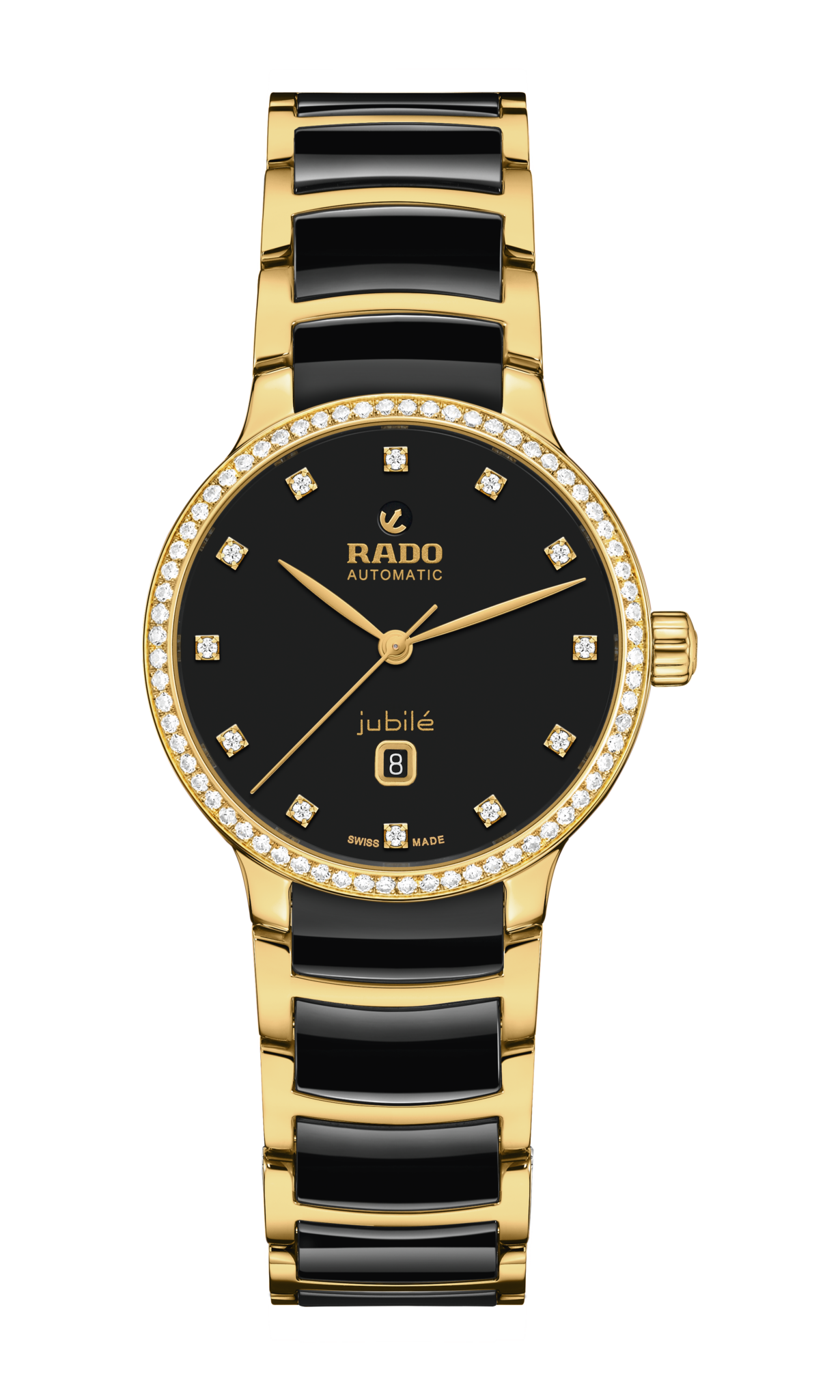Seiko Rado Centrix Automatic Diamonds Black r30227702