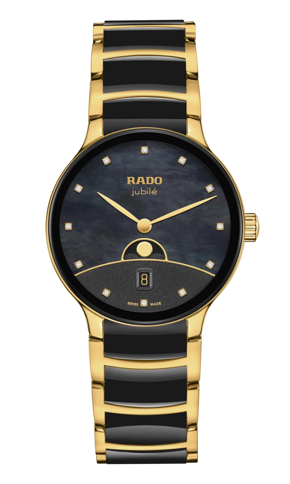 Rado Centrix Moonphase Black r30230912
