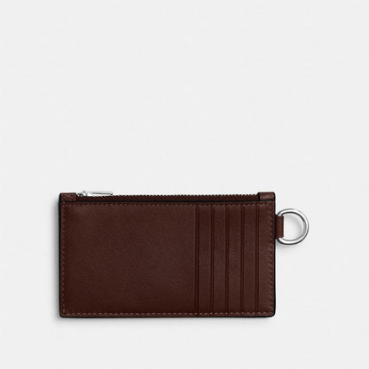 Coach Zip Card Case Maple