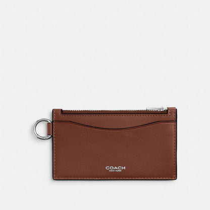 Coach Zip Card Case Redwood