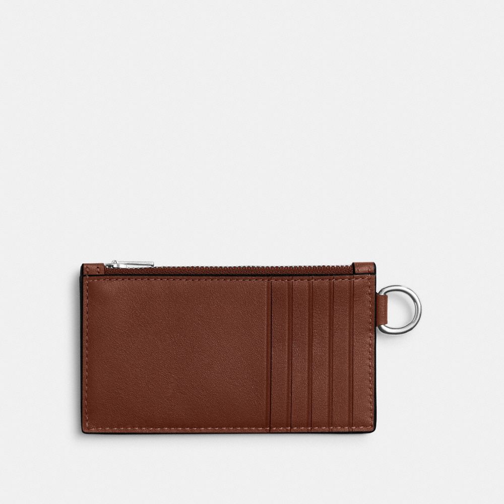 Coach Zip Card Case Redwood