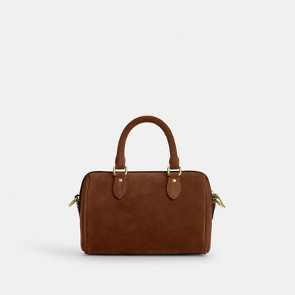 Coach Mini Rowan Crossbody Bag Gold/Warm Brown