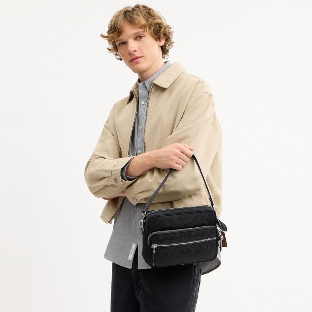 Coach Dakota Crossbody Bag In Signature Nylon Black