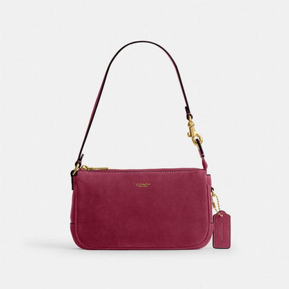 Coach Plaza Bag 18 Brass/Dark Fuchsia