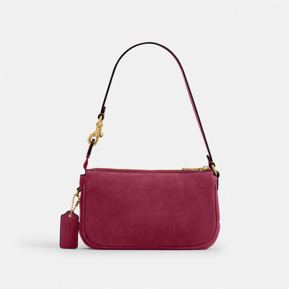Coach Plaza Bag 18 Brass/Dark Fuchsia